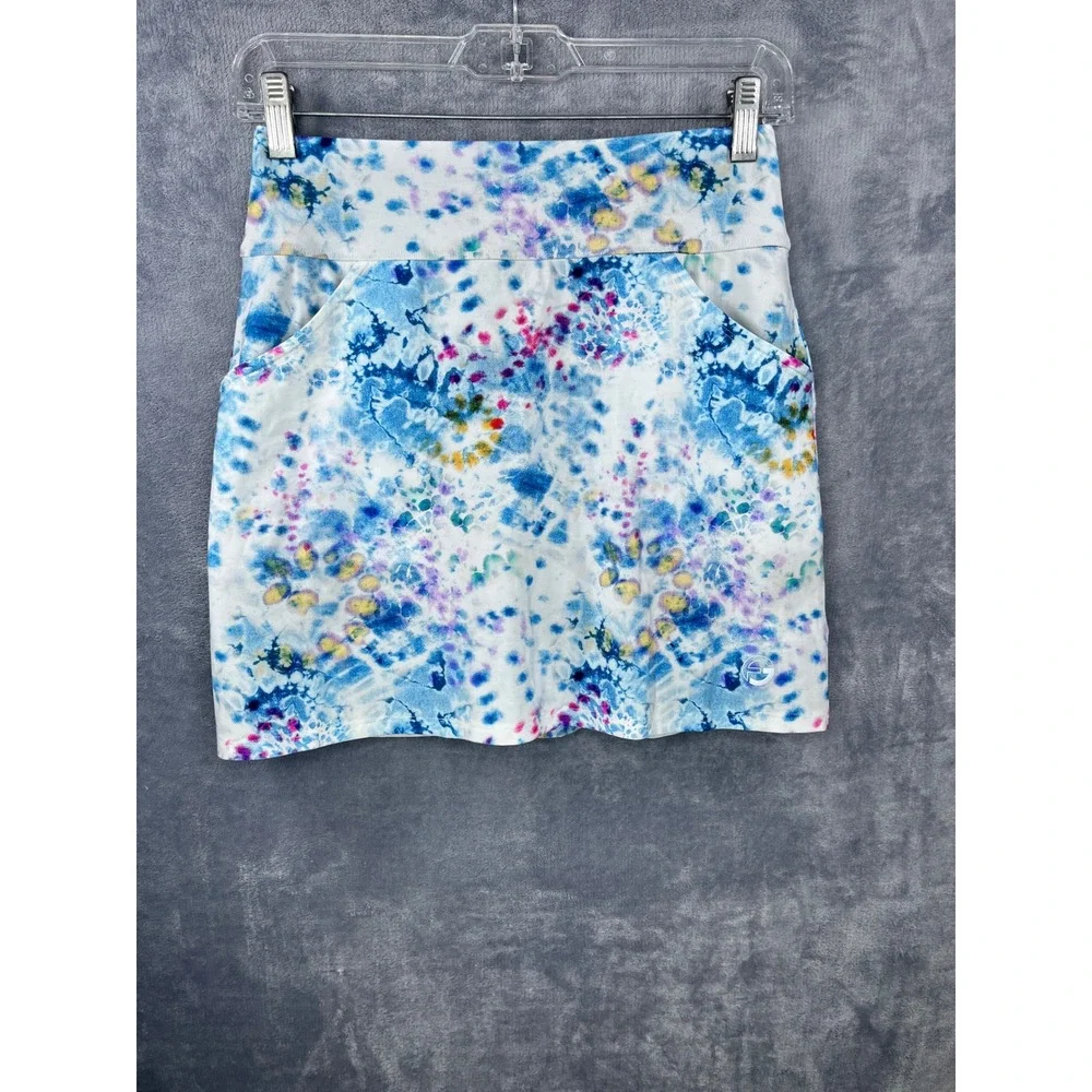 Foray Golf Skort Pull On Athletic Blue‎ Multicolor Pockets XS